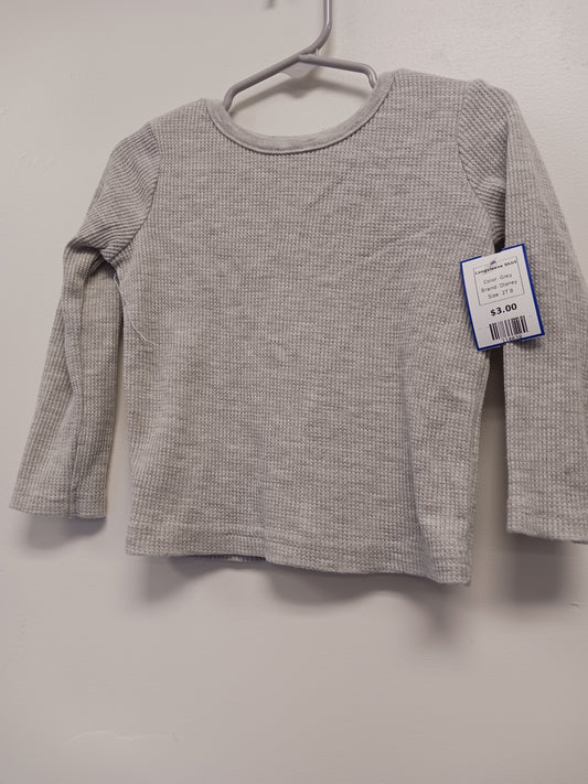 Grey Disney Longsleeve Shirt, 2T B