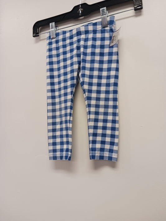 Blue/White Plaid Tucker + Tate Leggings, 2T G
