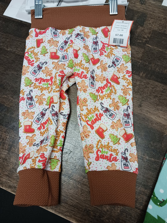 white/tan Boutique Gingerbread Joggers, 9M