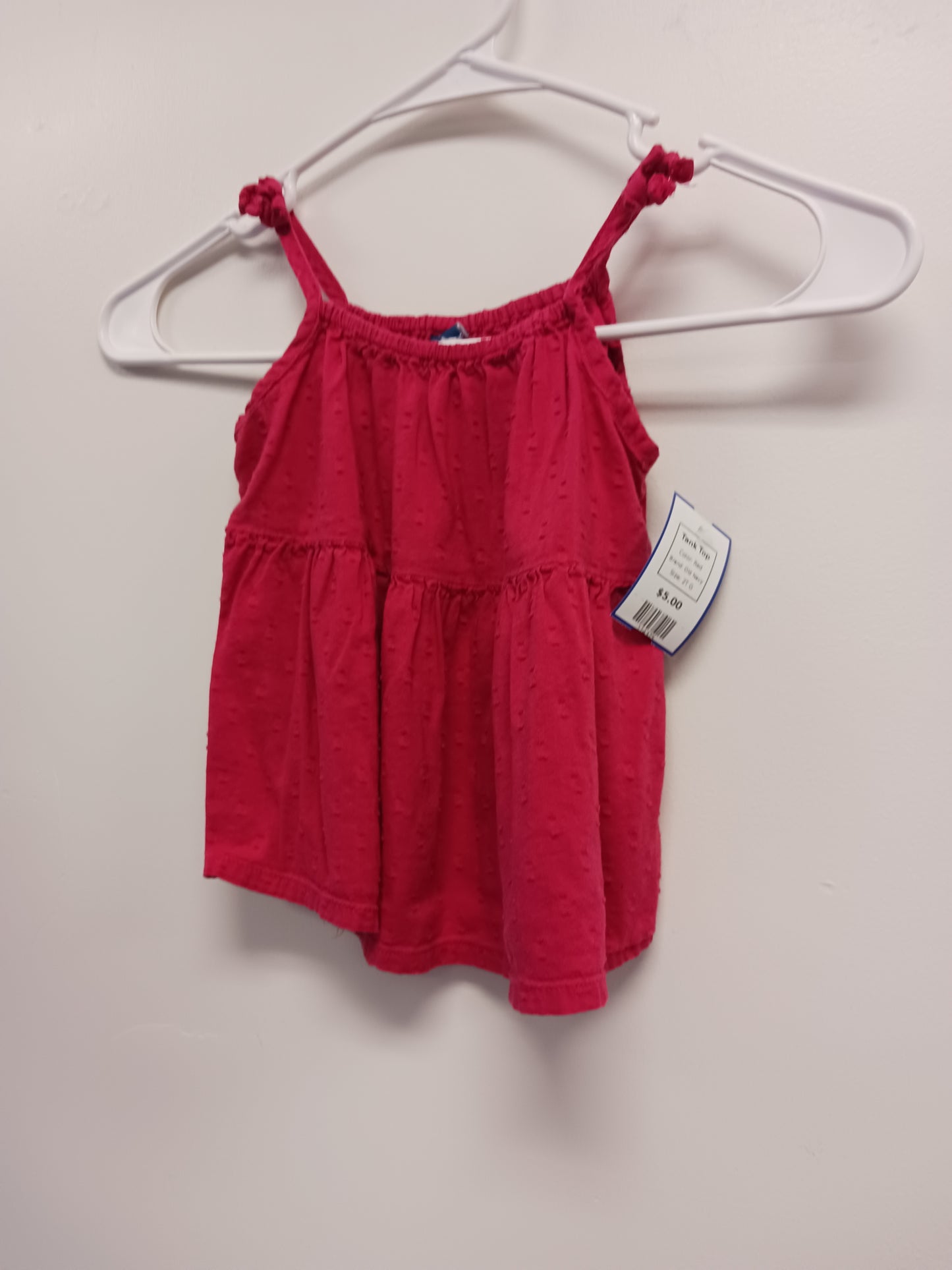 Red Old Navy Tank Top, 2T G