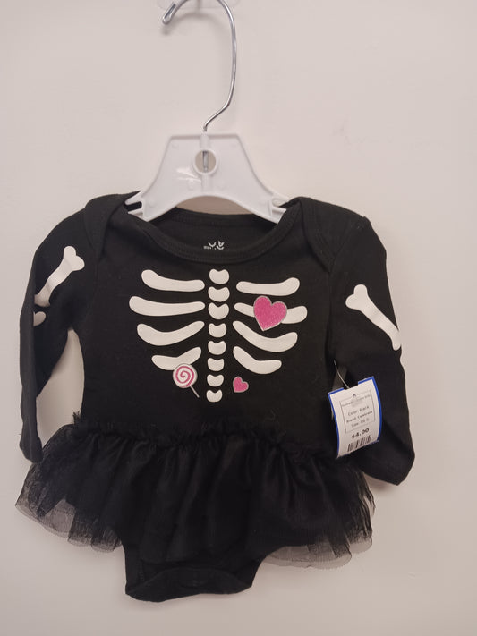 Black Celebrate Halloween Onesie 0/3m, NB G