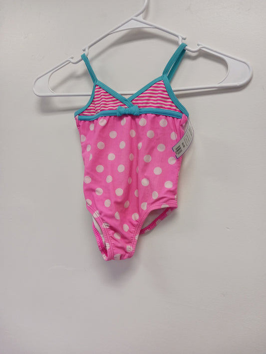Pink/Blue/White Carters Swim Suit, 3T G