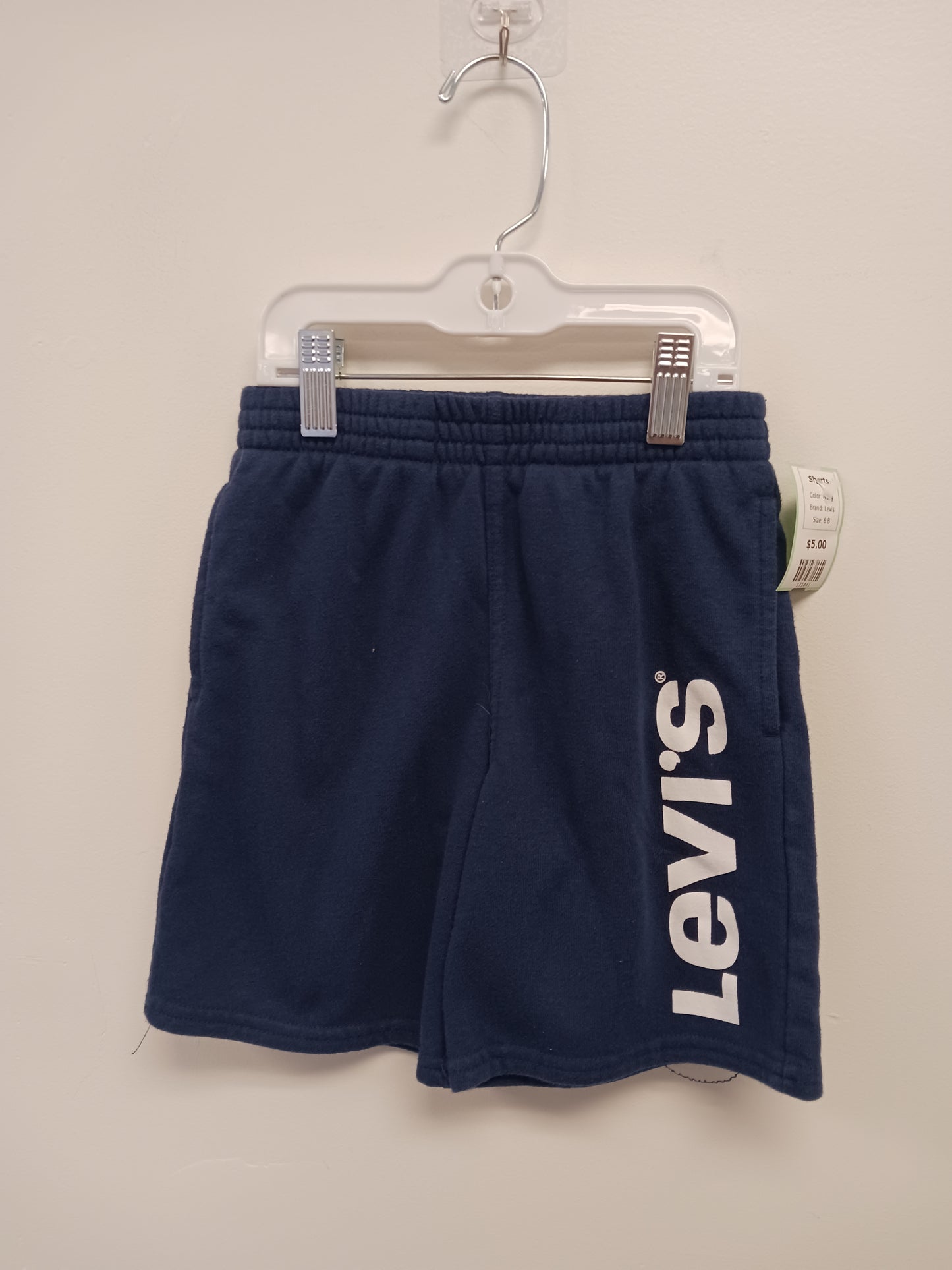 Navy Levis Shorts, 6 B