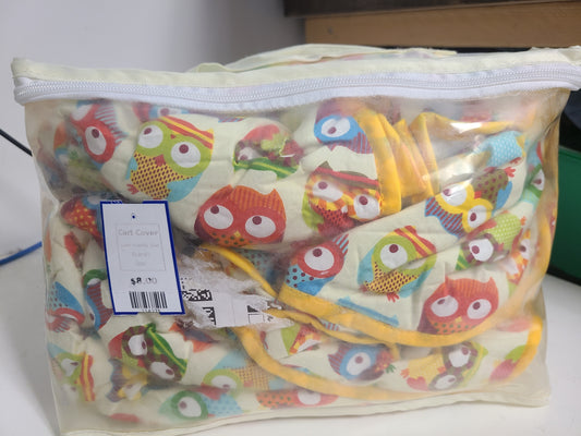 Colorful Owl  Cart Cover