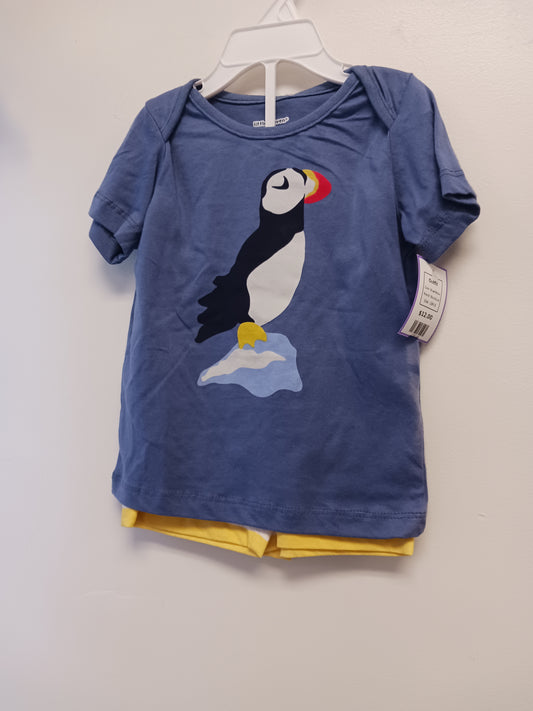 Blue/Yellow Boutique Outfit, 18M B