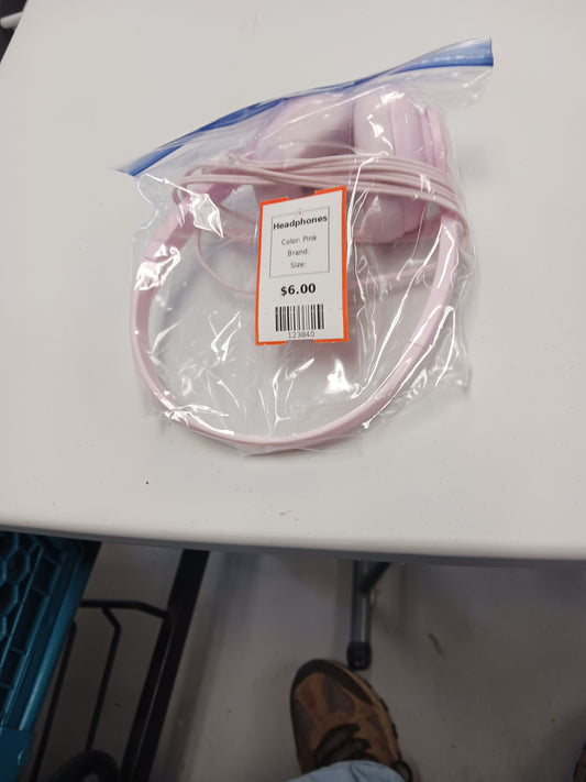 Pink  Headphones