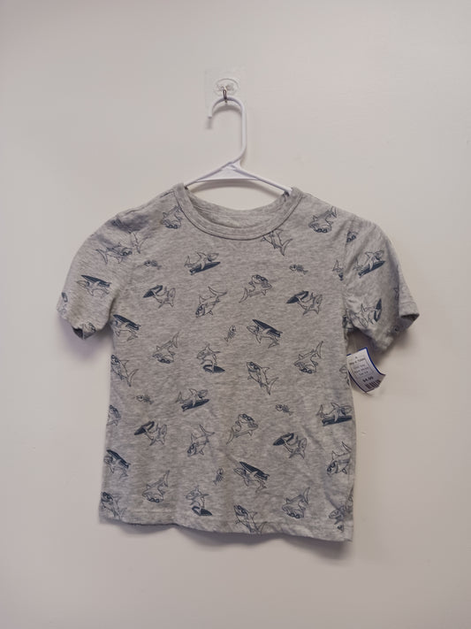 Grey 365 kids Shark Tshirt, 6 B