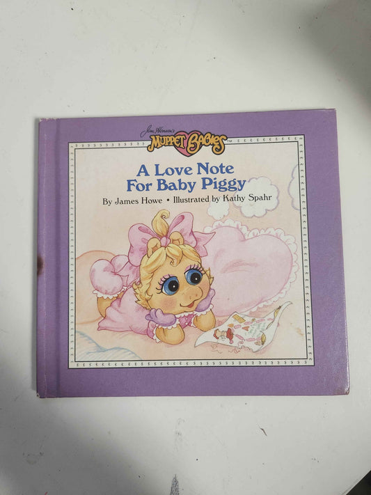 A Love Note For Baby Piggy Book
