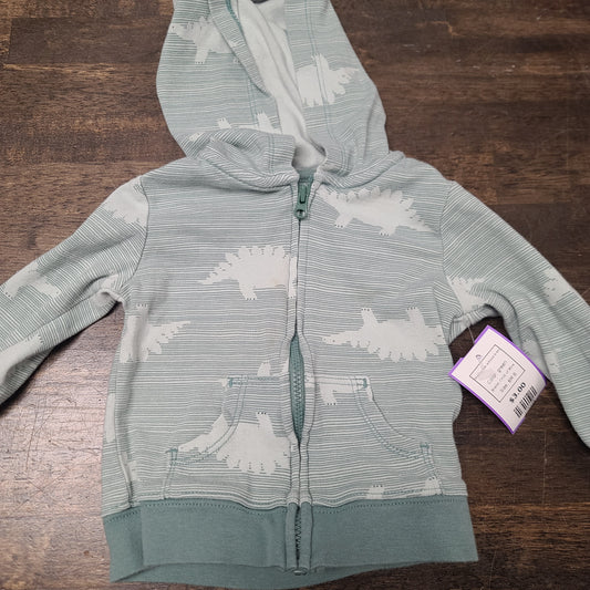 green Child of Mine Dino Jacket w/hood 6-9m, 6M B