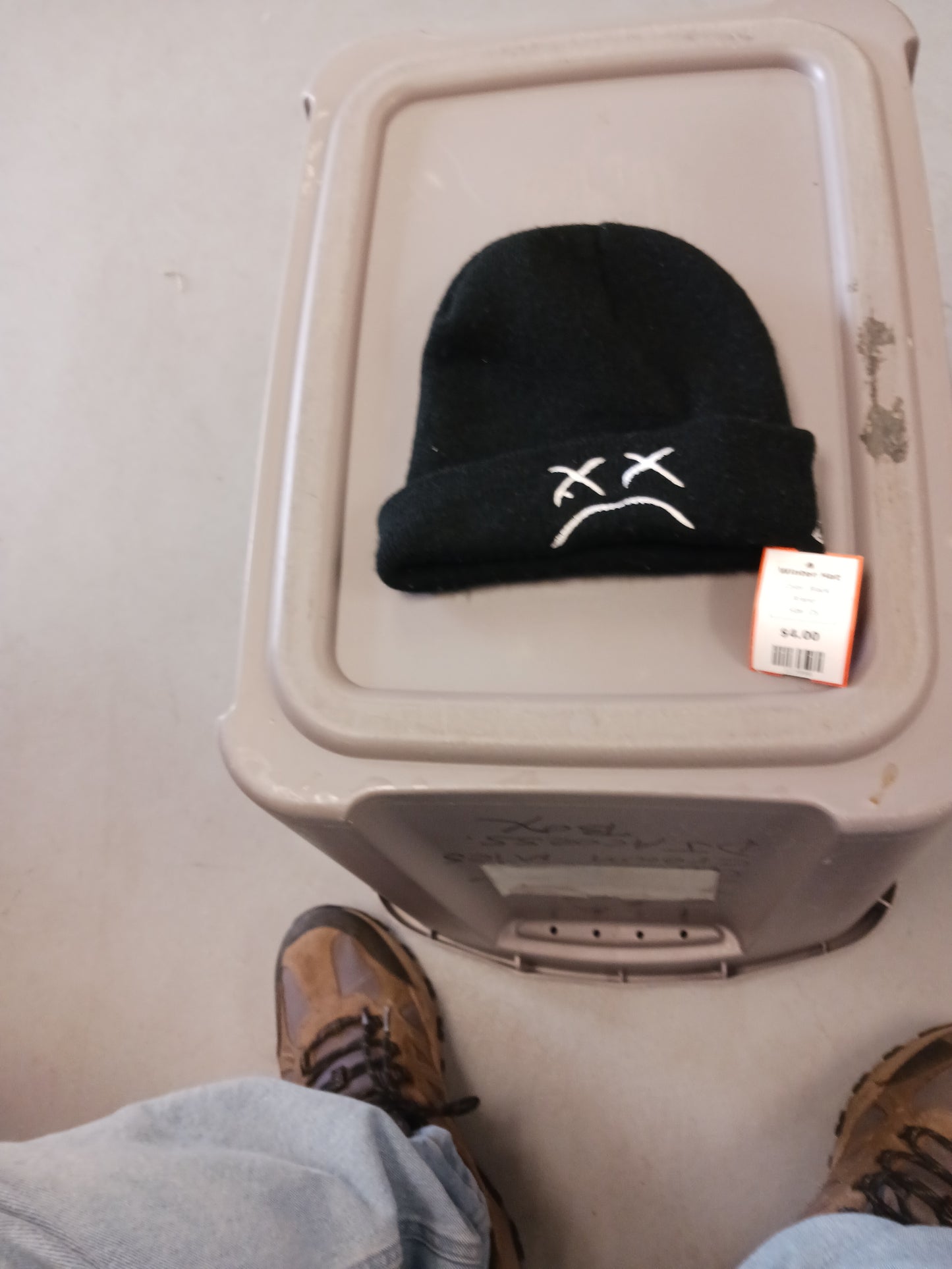 Black  Winter Hat, OS