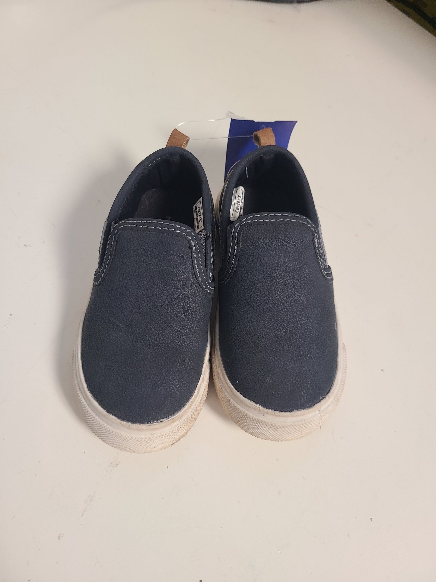 Navy Carters Slip Ons, 7 B