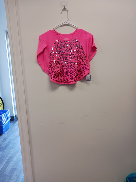 pink Justice Sparkly Shirt, 7 G