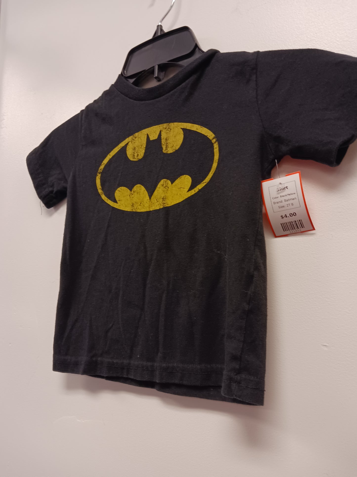 Black/Yellow Batman Shirt, 2T B