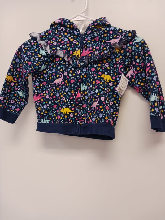 Navy/Colorful Dino  Jacket, 4T G