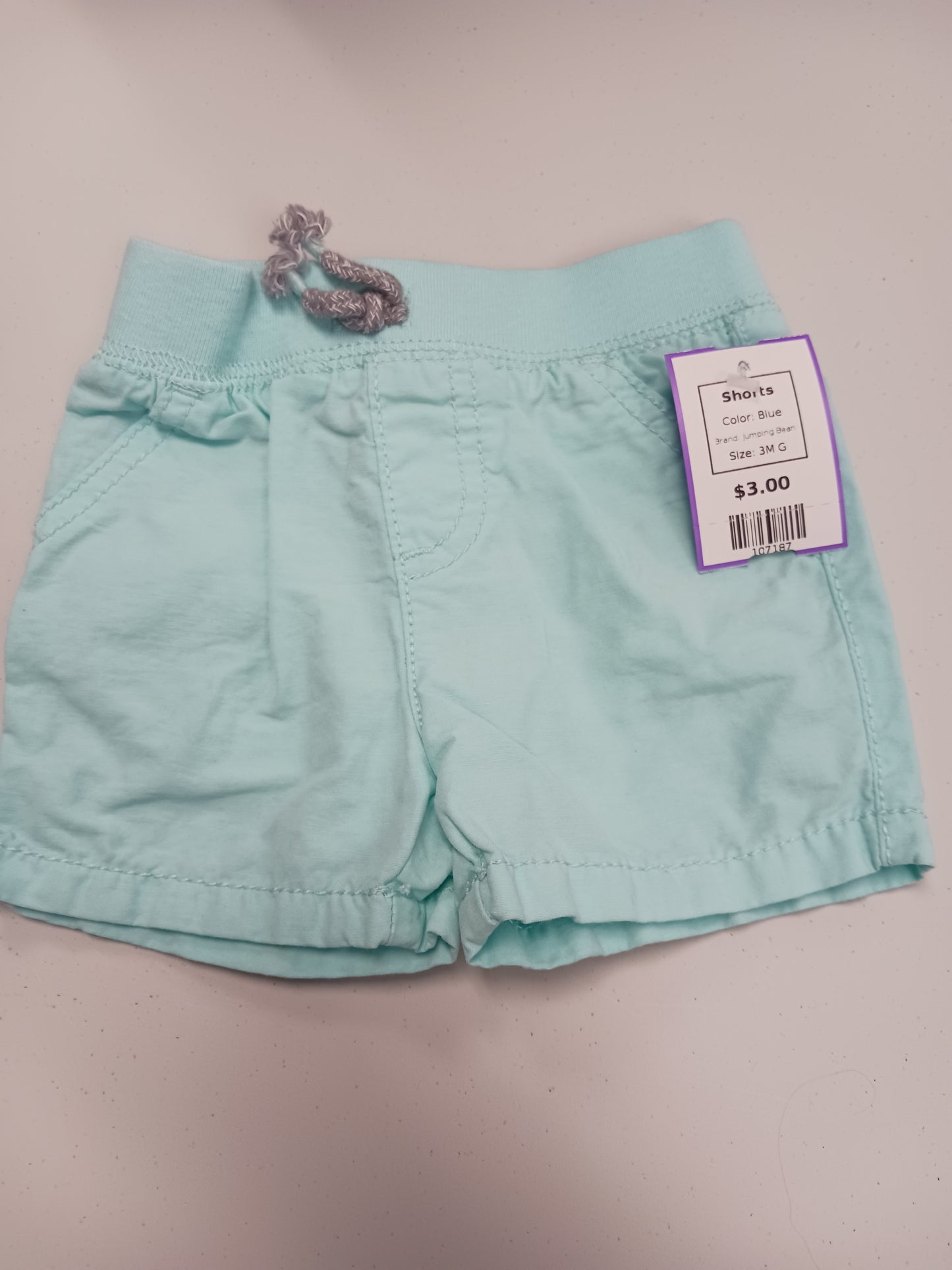 Blue Jumping Bean Shorts, 3M G