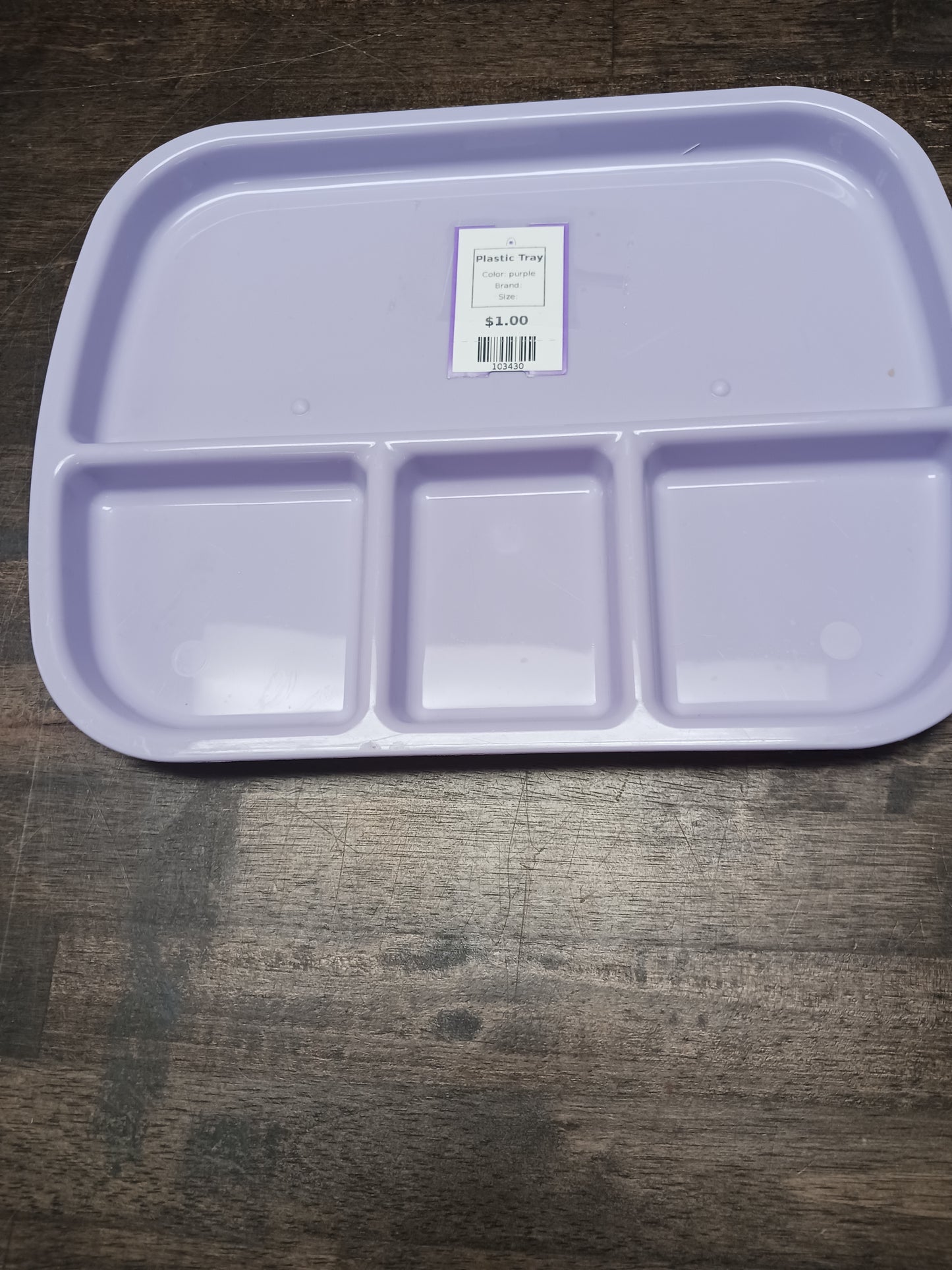 purple  Plastic Tray
