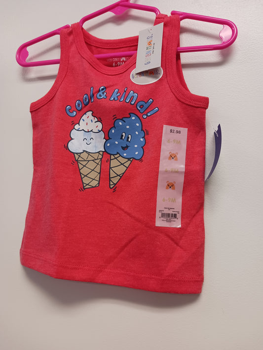 red Garanimals Ice Cream Tank top 6/9m, 6M G