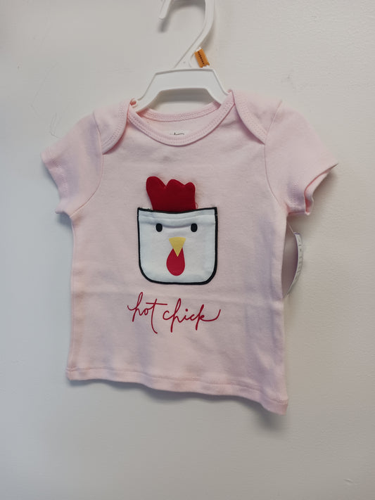 Pink Chicken Boutique Shirt, 6M G