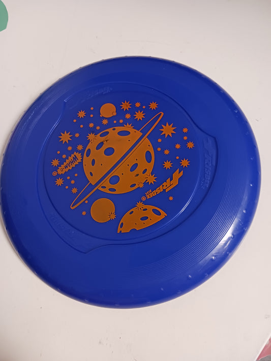 blue Wham-o Planets Frisbee