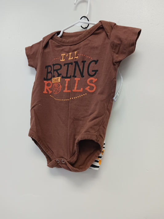Brown Thanksgiving UB Outfit, 9M B