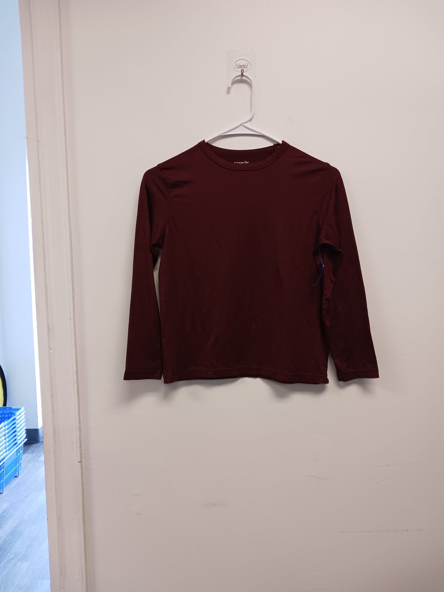 Burgandy Old Navy Long Sleeve Shirt, 8 B