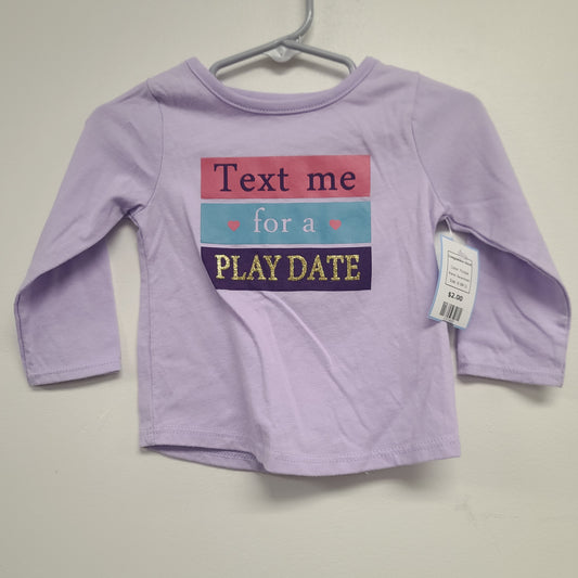 Purple Garanimals Longsleeve Shirt, 6-9M G