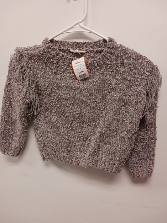 Grey/Pink Jessica Simpson Sweater, 4T G