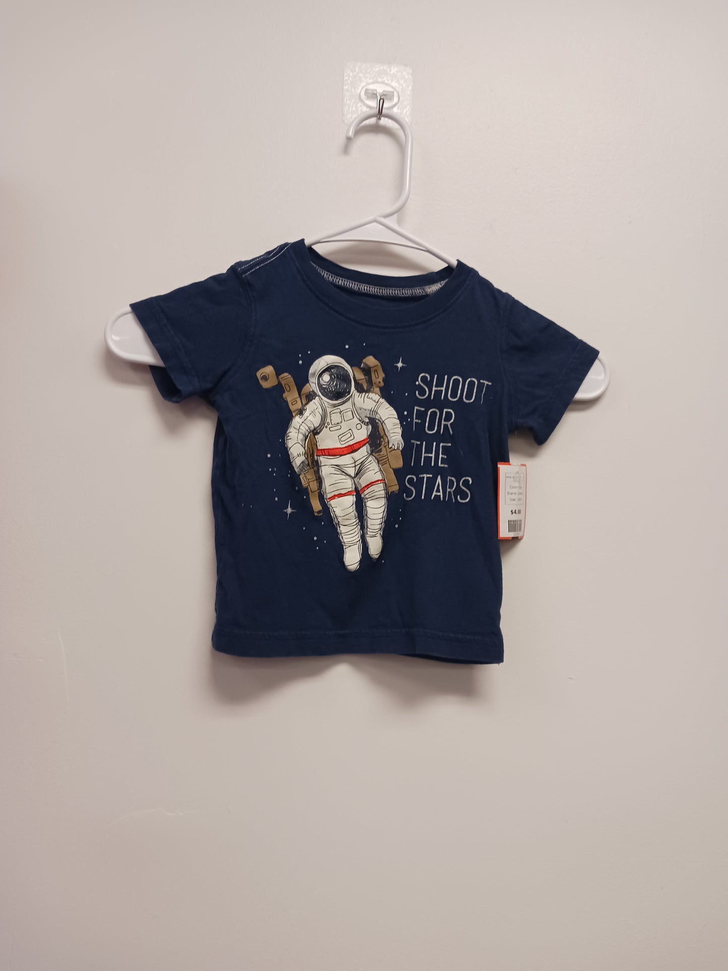 Blue Carters Shoot for the Stars Tshirt, 12M B