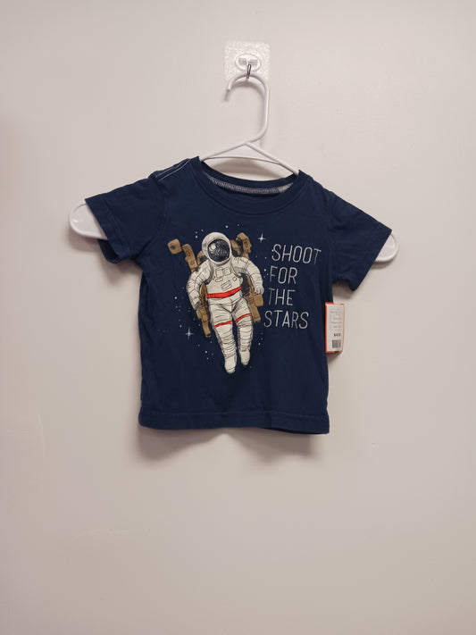 Blue Carters Shoot for the Stars Tshirt, 12M B