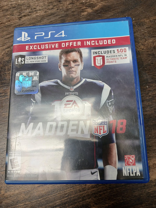PS4 Madden 18 Game