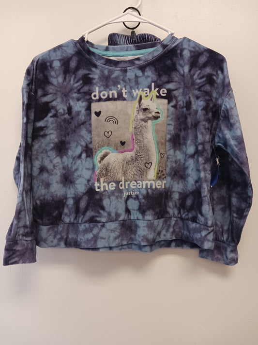 Blue/Purple Justice 2 piece Dont wake PJS 7/8, 7 G