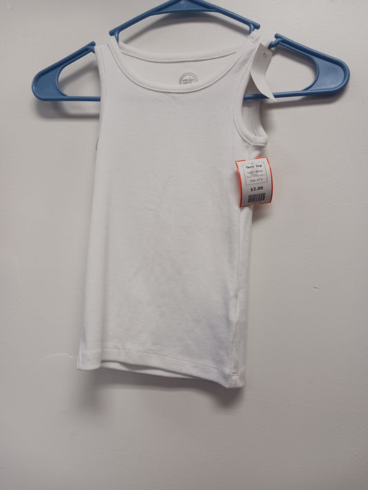 White Wonder Nation Tank Top, 4T G