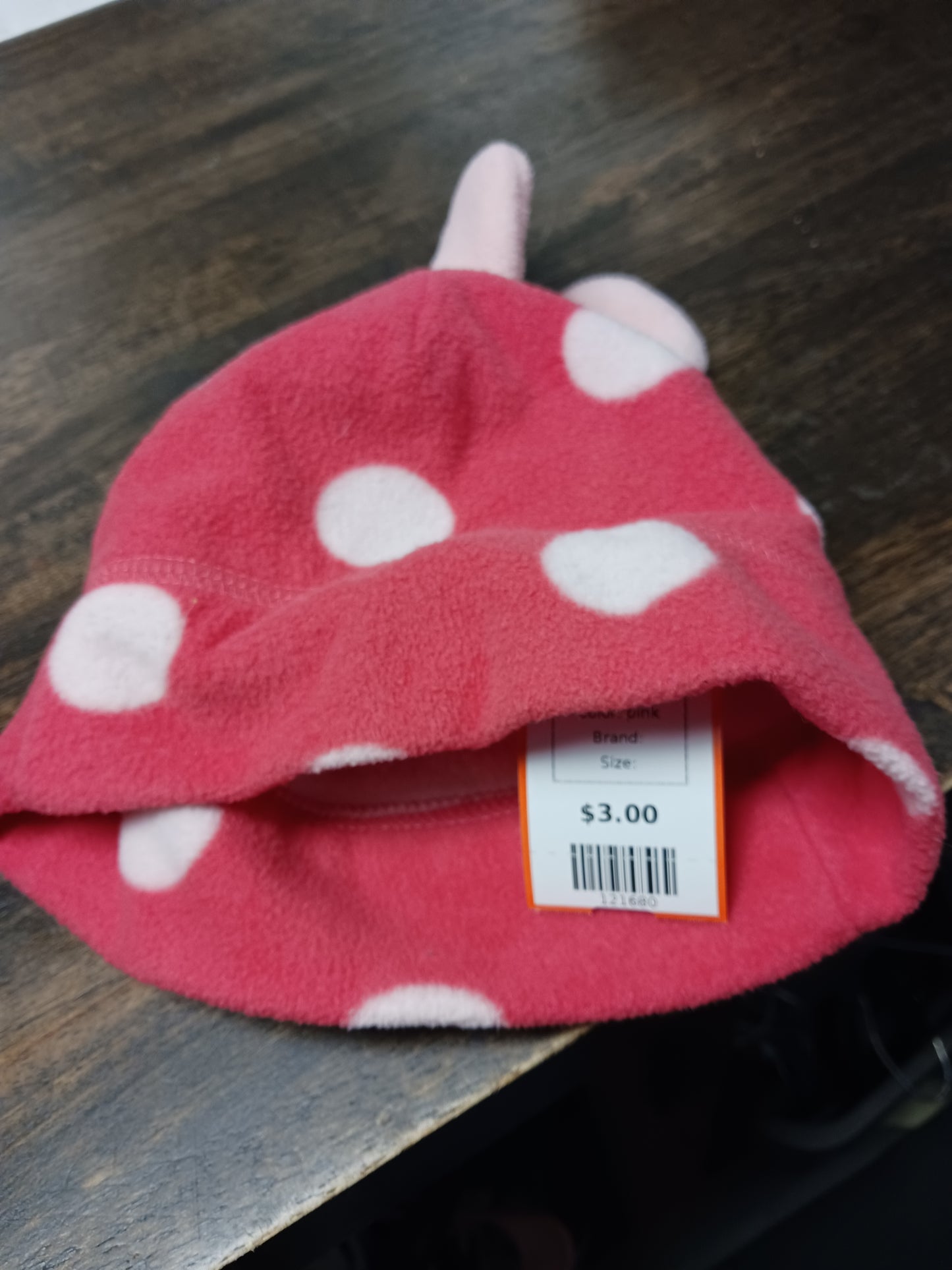 pink  Poka Dot hat
