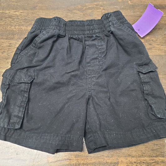 black Garanimals Cargo Shorts, 18M B