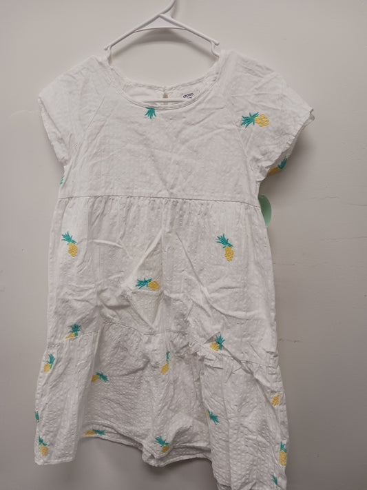 White Pineapple Crown & Ivy Kids Dress, 14 G