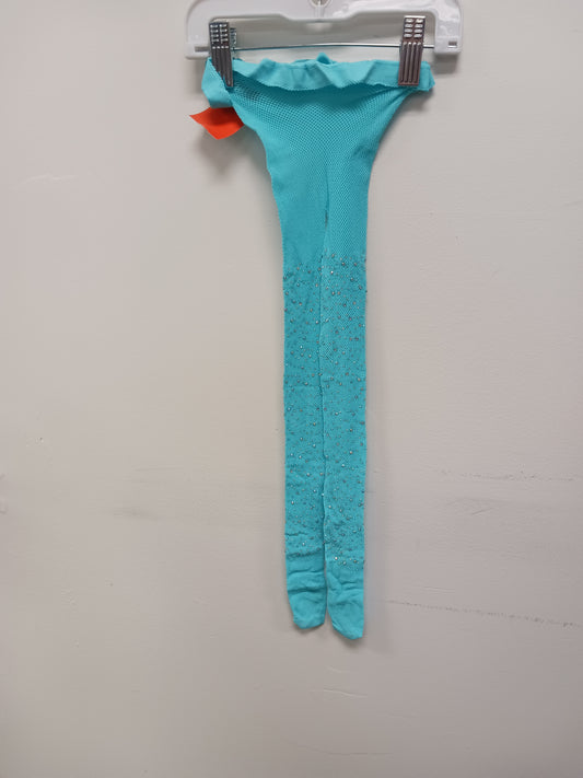 Blue Boutique Fishnet Stockings w/sparkle, O/S