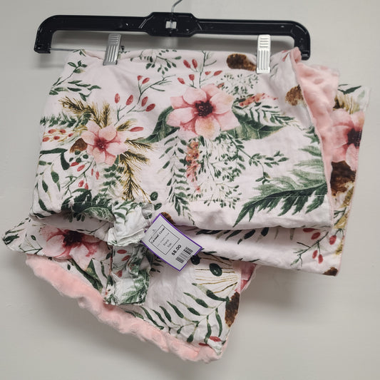 White/Pink Flower  Carseat Cover