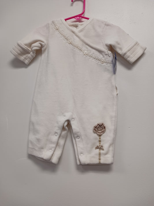 white Carters One Piece, 3M B