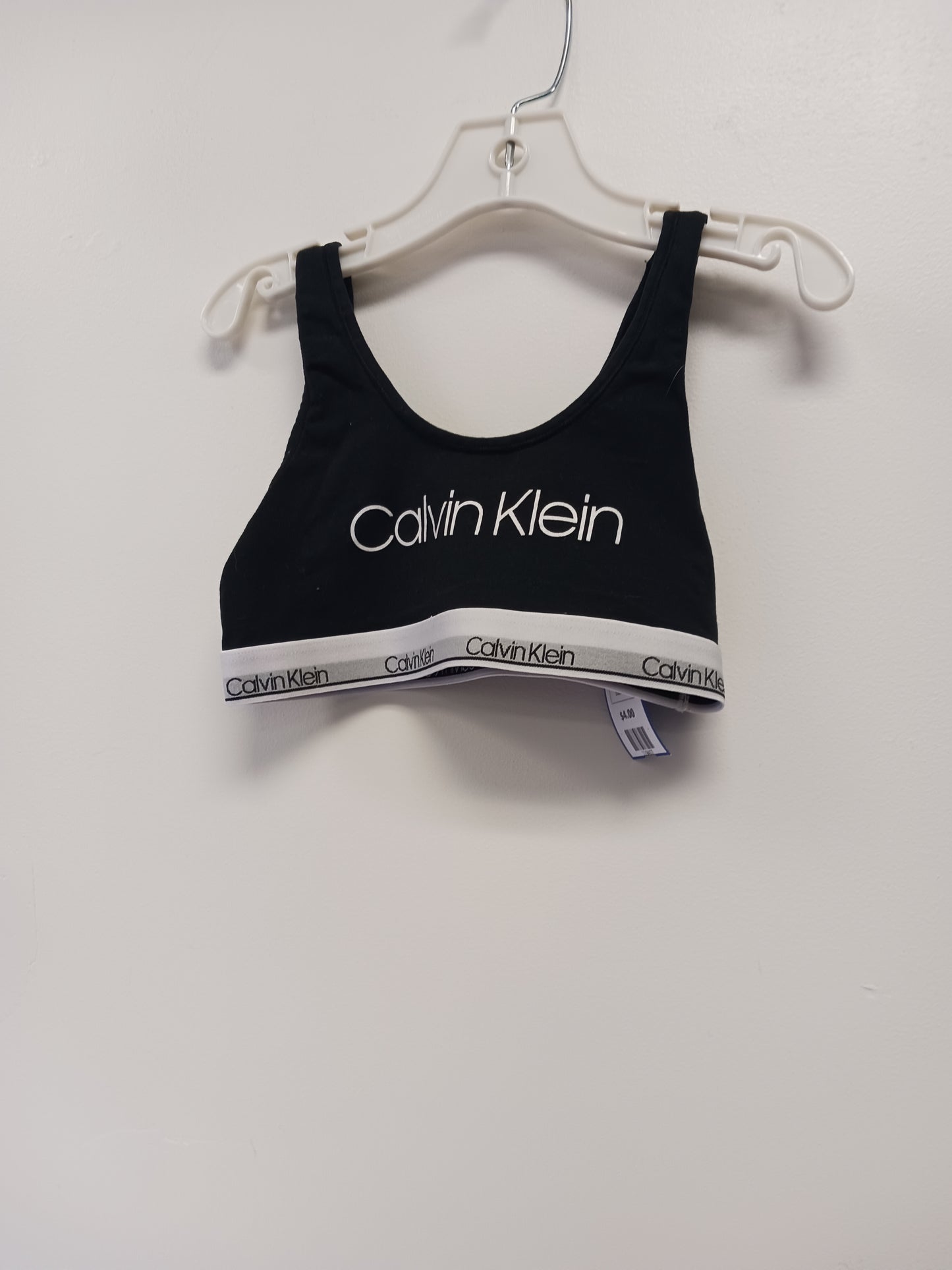 Black Calvin Klein Sports Bra, 6 G