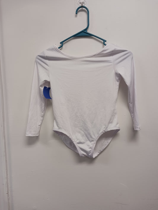 white  Long Sleeve Body Suit, 7 G