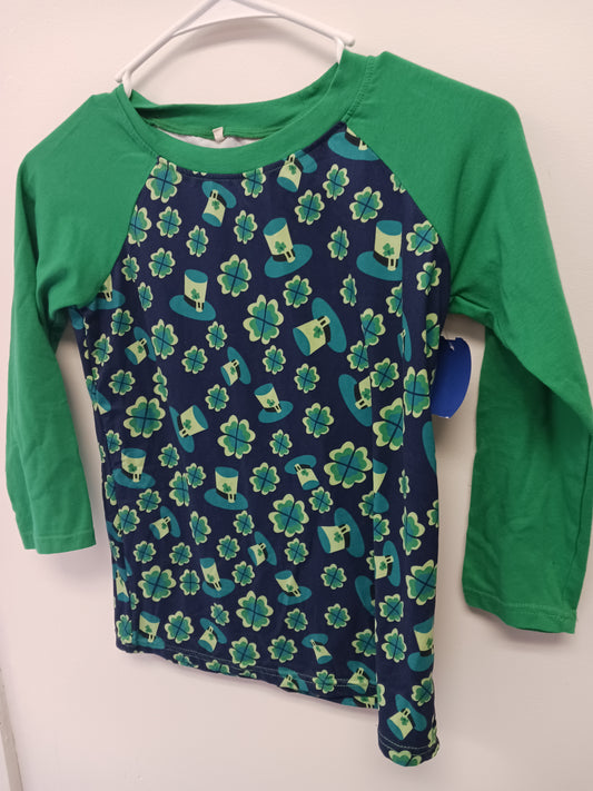green Boutique Shamrock Long sleeve Tshirt, 8 G