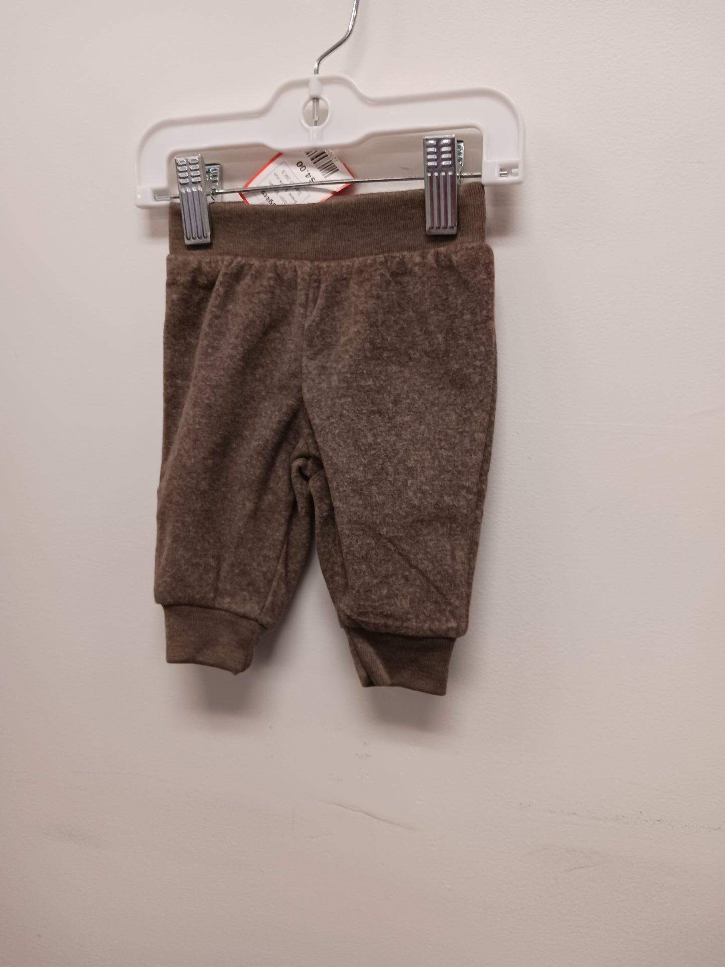 Brown Simple Joys Joggers, 0-3M B