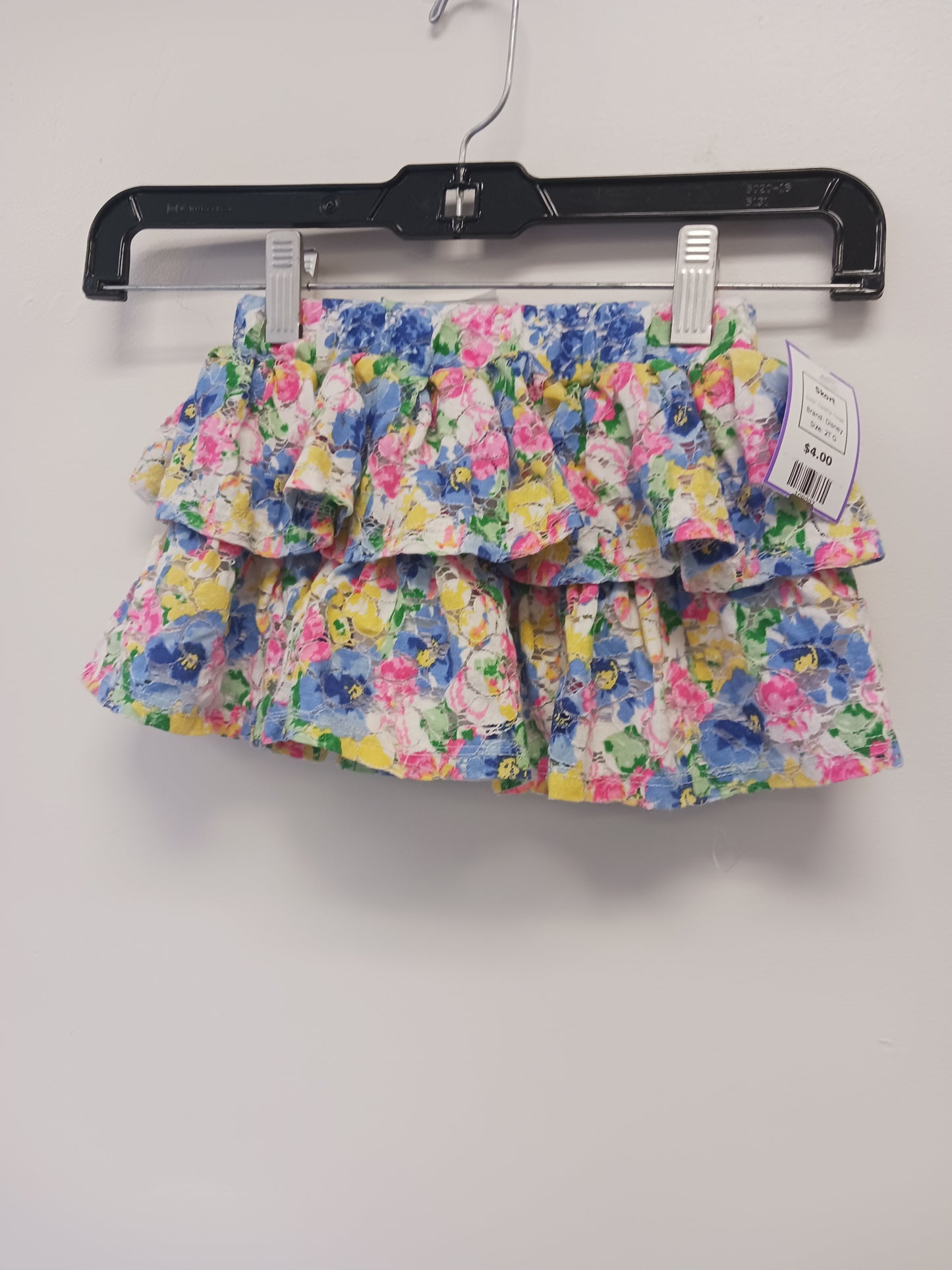 Colorful Flower Disney Skort, 2T G