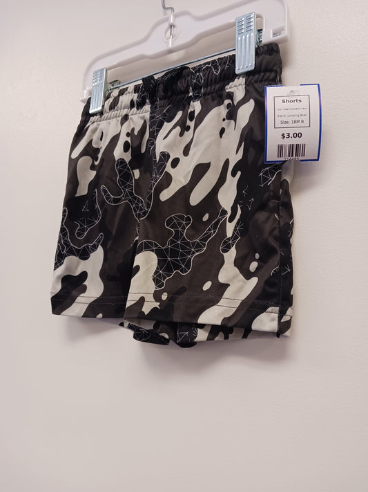 Green/Grey/Black Camo Jumping Bean Shorts, 18M B