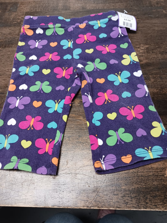 Purple Butterfly Jumping Bean Pants, 9M G