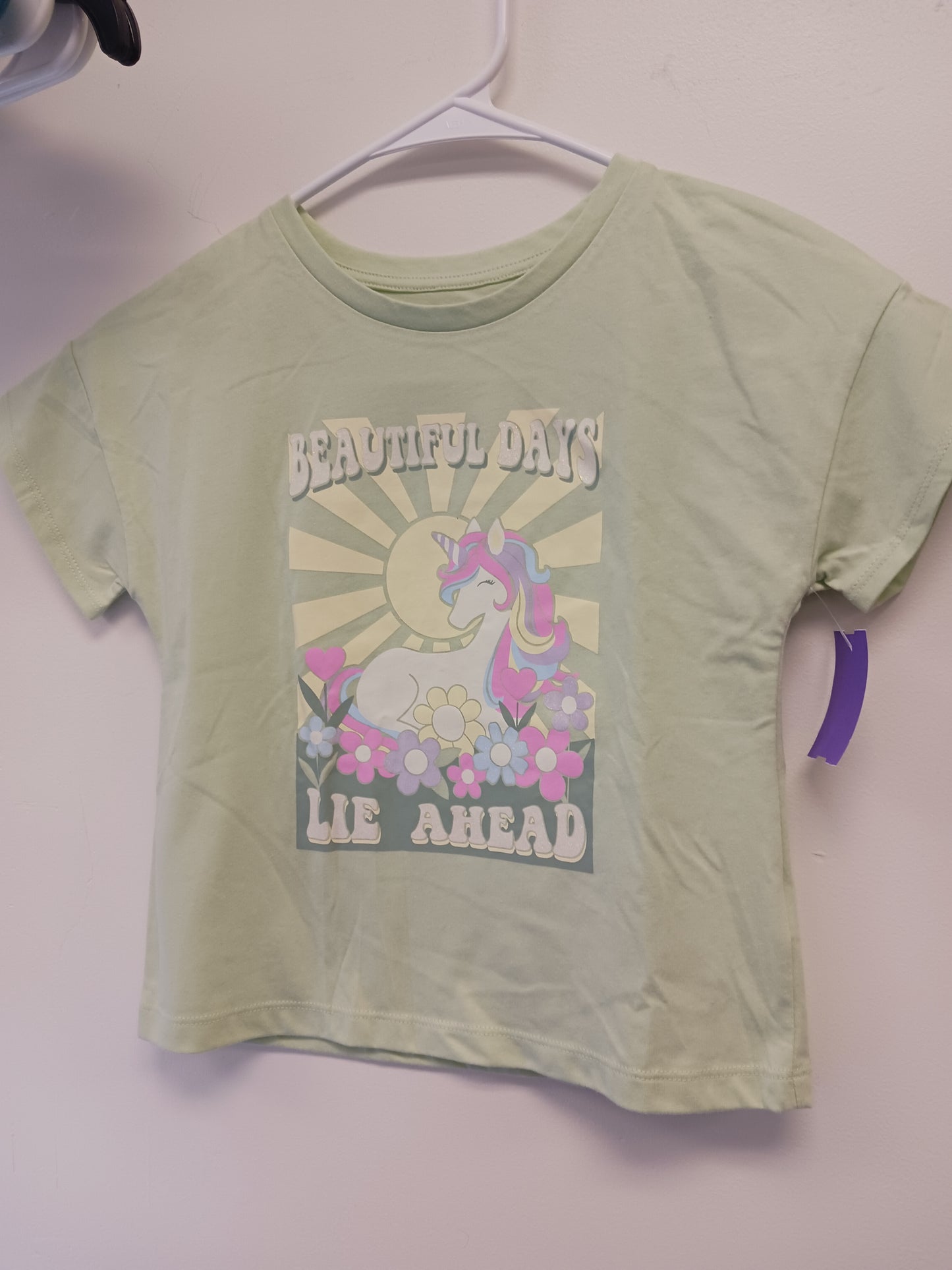 Green Unicorn Garanimals Shirt, 7 G
