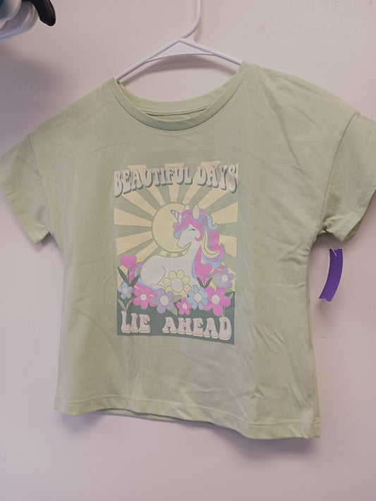 Green Unicorn Garanimals Shirt, 7 G