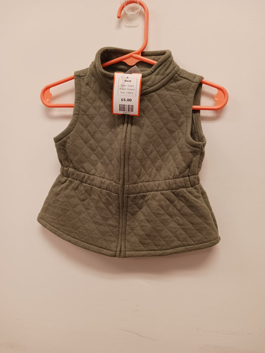 Green Carters Vest, 3-6M G