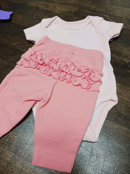 Pink Carters Outfit, NB G