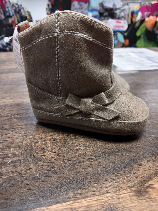 Brown Carters Crib Boots, 2C G